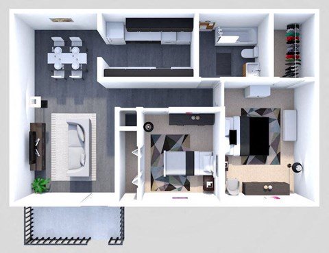 2 bedroom 1 bathroom apartment in lafayette la